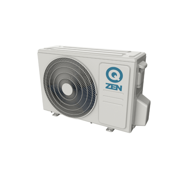 Qzen-Start-Inverter-Plus-5.3-kW-vanjska-1.png - Klima uređaji Hrvatska Qzen Klima Uređaj Start Inverter Plus 5.3 kw - vanjska jedinica prednja strana pod lijevim kutom