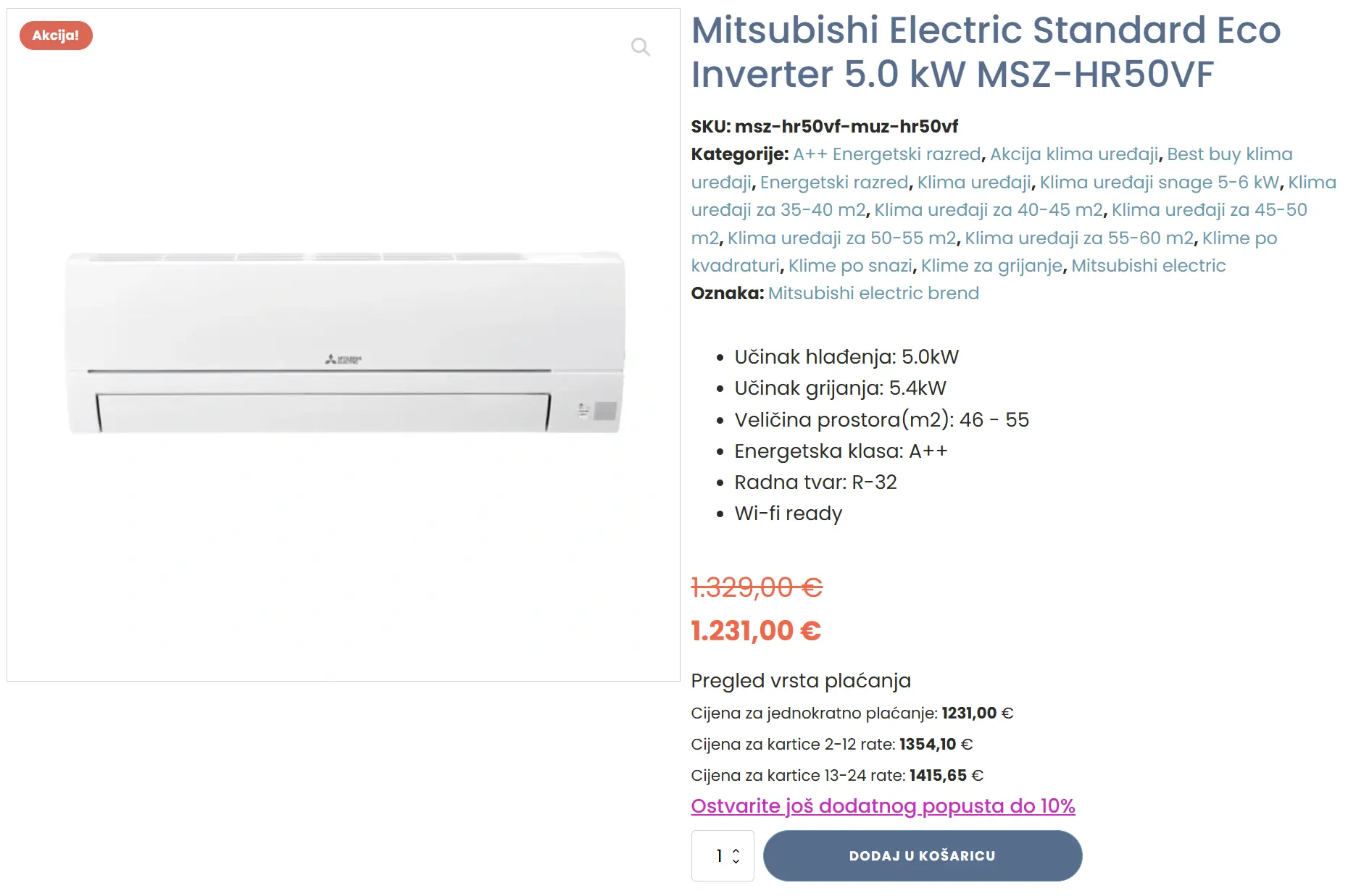 Košarica dodaj u košaricu