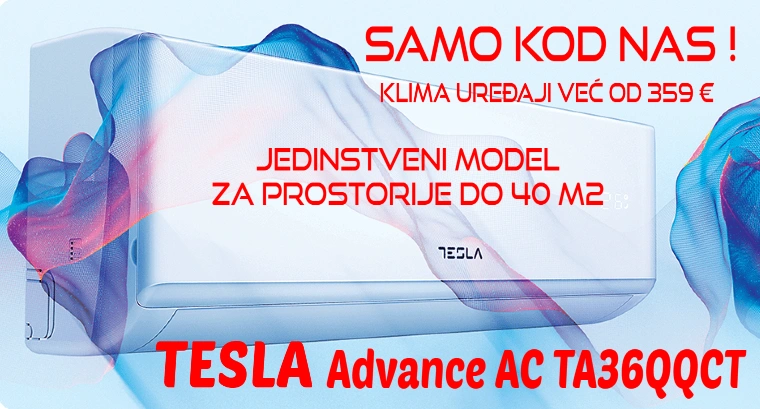 Tesla klima uređaj Advance 3.5 kW AC TA36QQCT